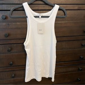 NWT! Agolde Bailey White Tank